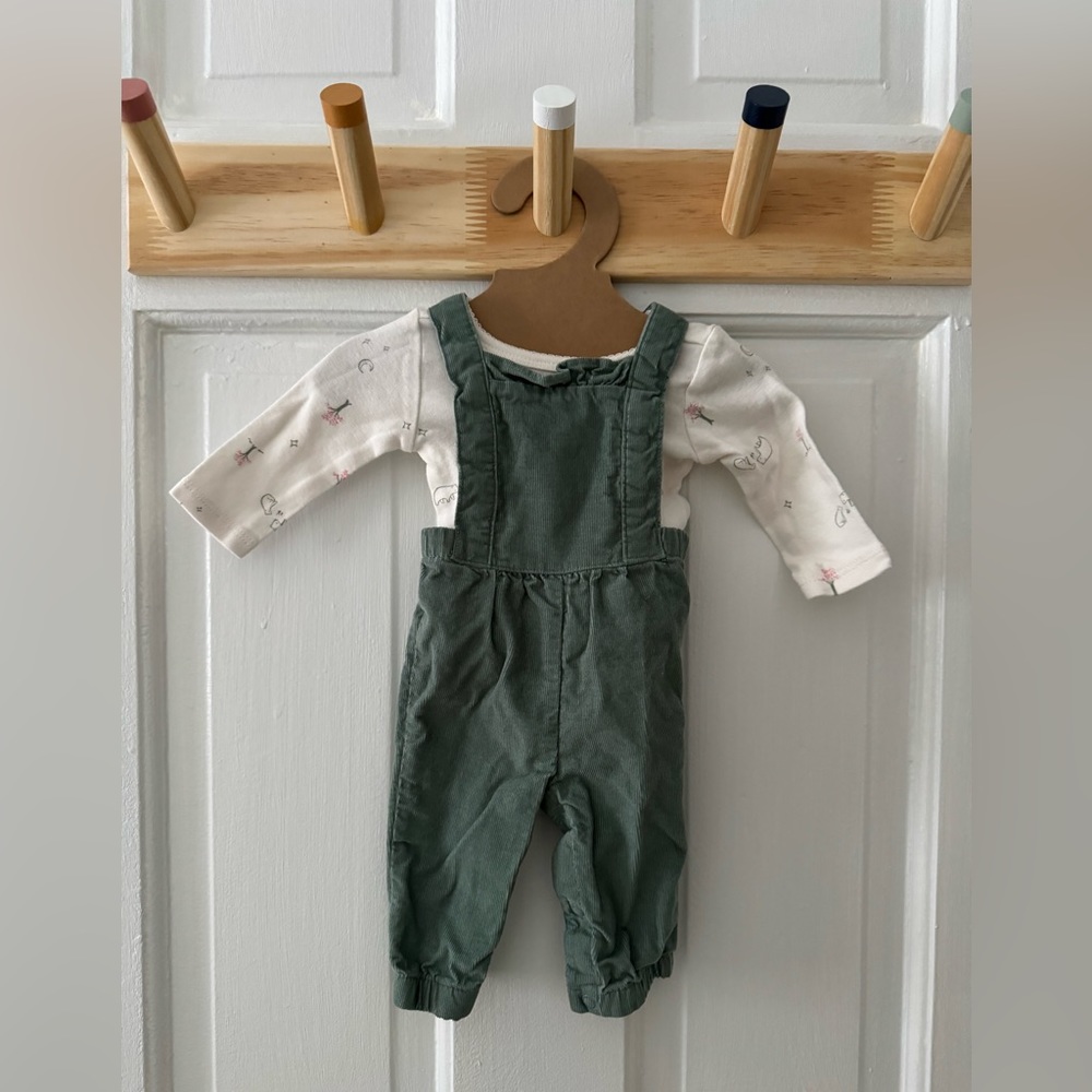 Carter’s Just One You Girl’s Floral Overall Set